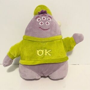 Monsters Inc Squishy Plush University Purple Stuffed Animal Toy Disney 4/$20 🛑